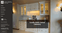 Desktop Screenshot of jgcustomcabinetry.com